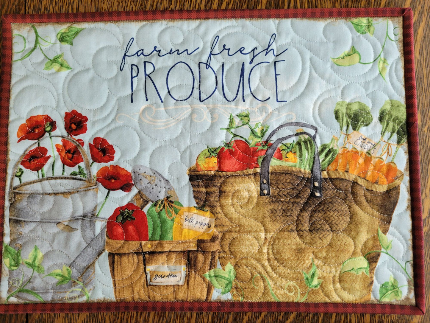 Summer Market Quilted Placemats