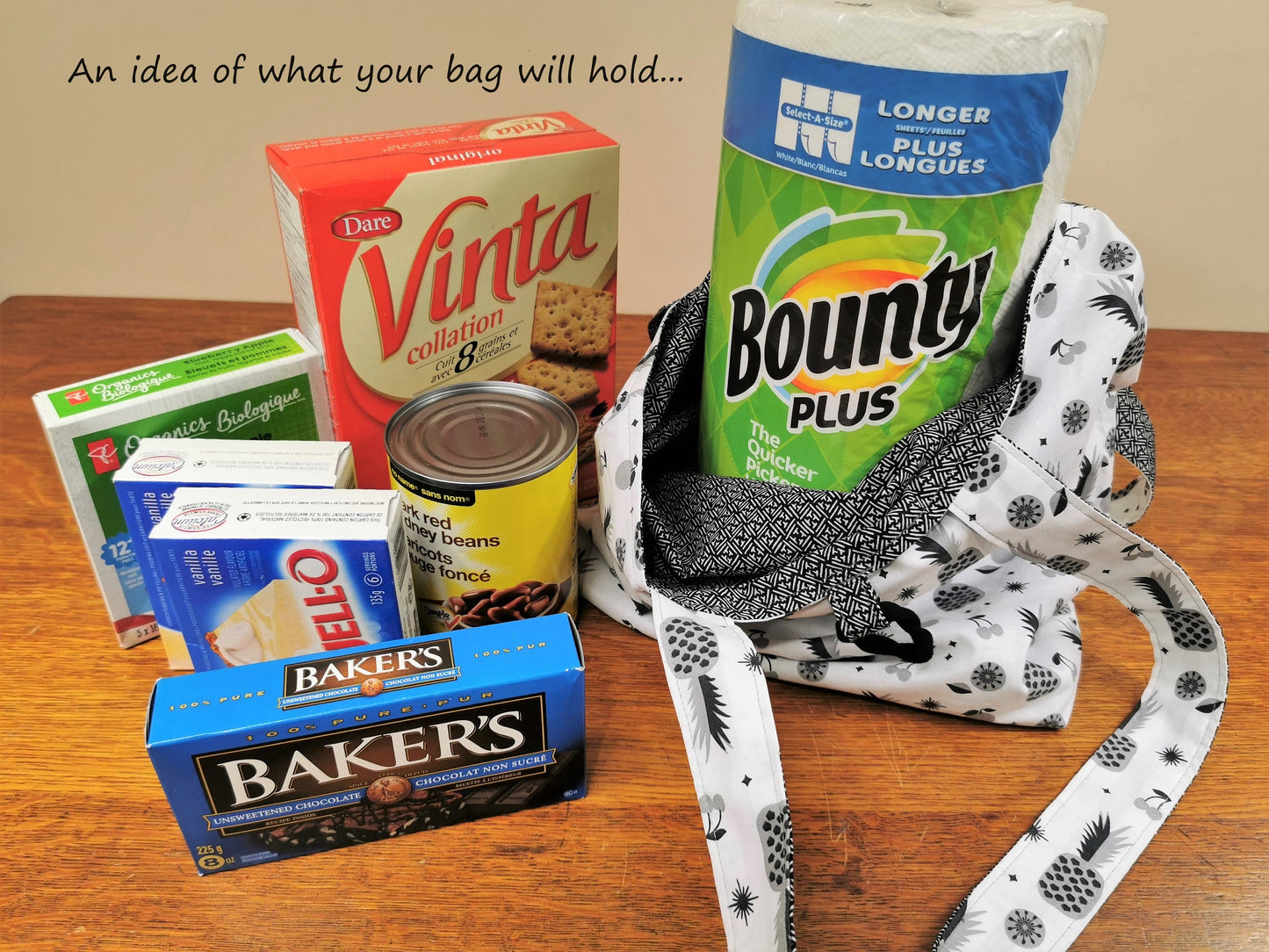 showing a selection of products that would all fit into your bag together