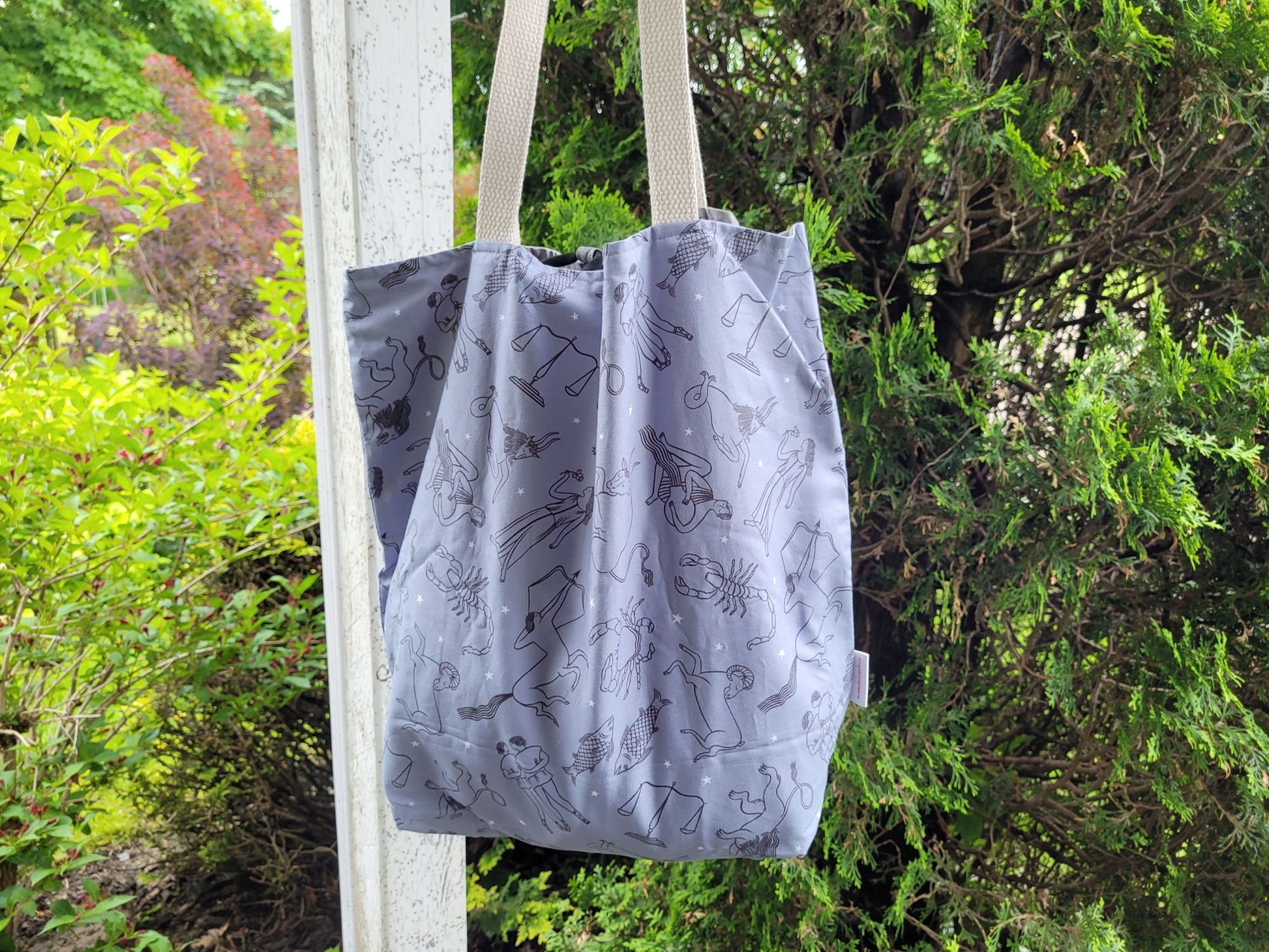 large cotton tote bag