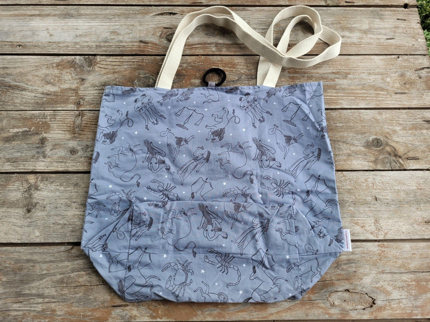 reusable cotton shopping bag for purse