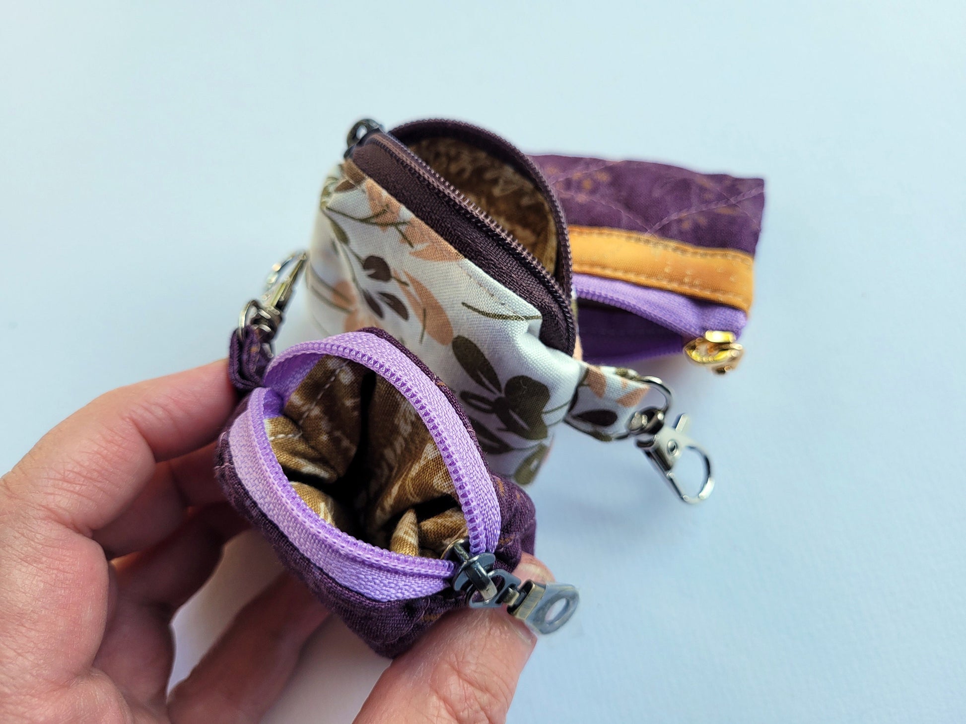 Tiny Keychain Jewelry Pouch | Coin Purse