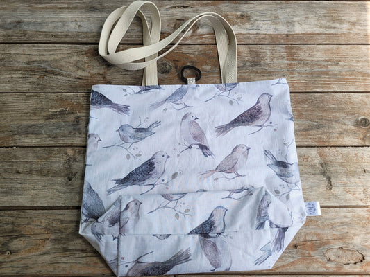 bird tote bag