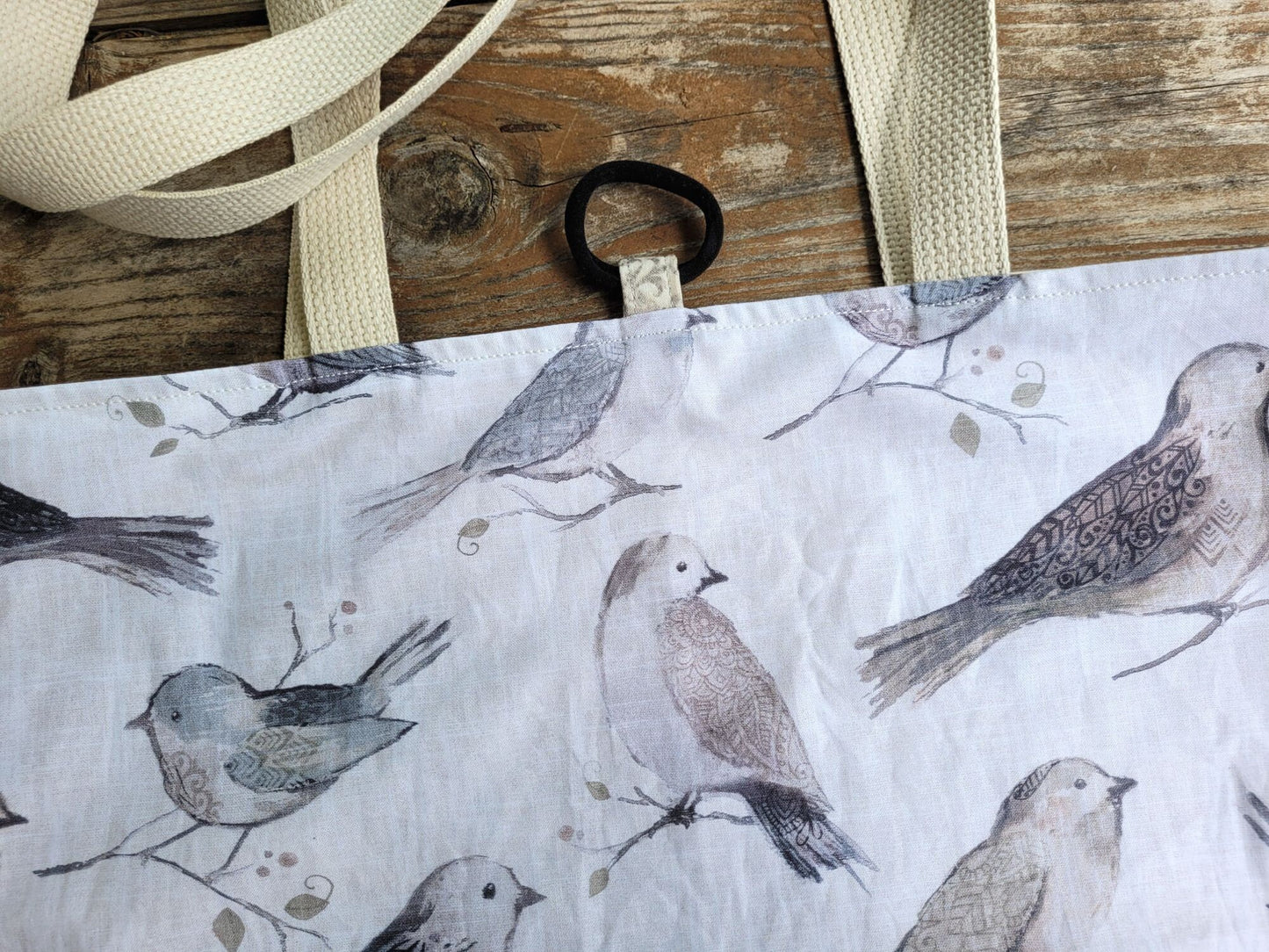 bird tote bag