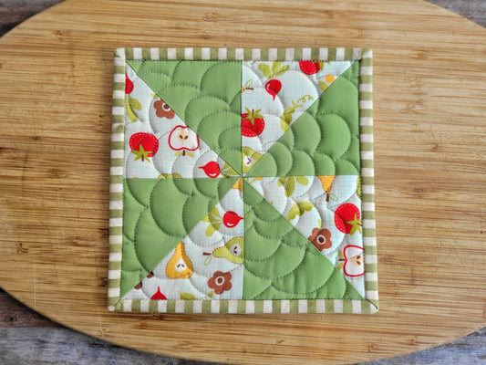 quilted pot holder