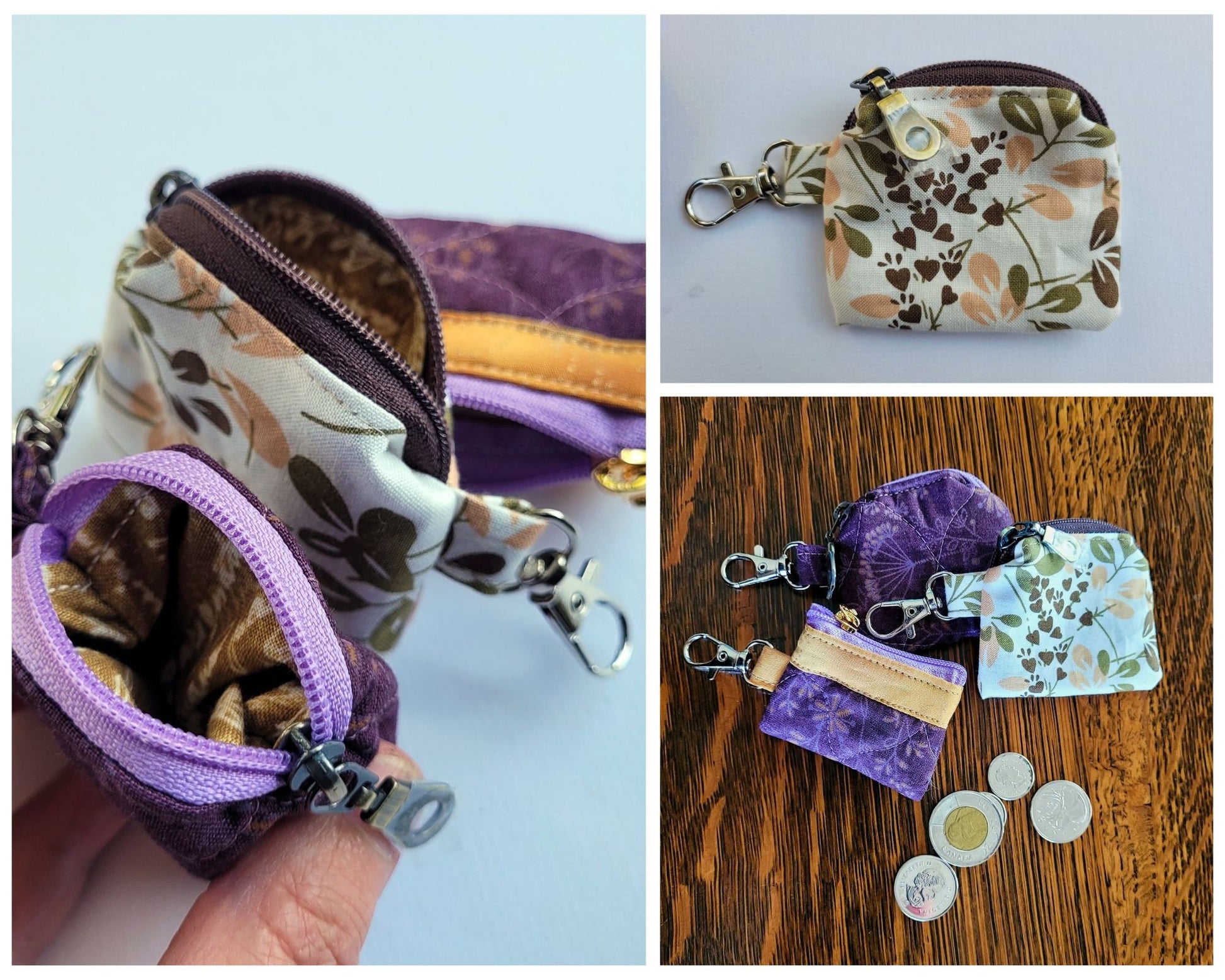 Tiny Keychain Jewelry Pouch | Coin Purse