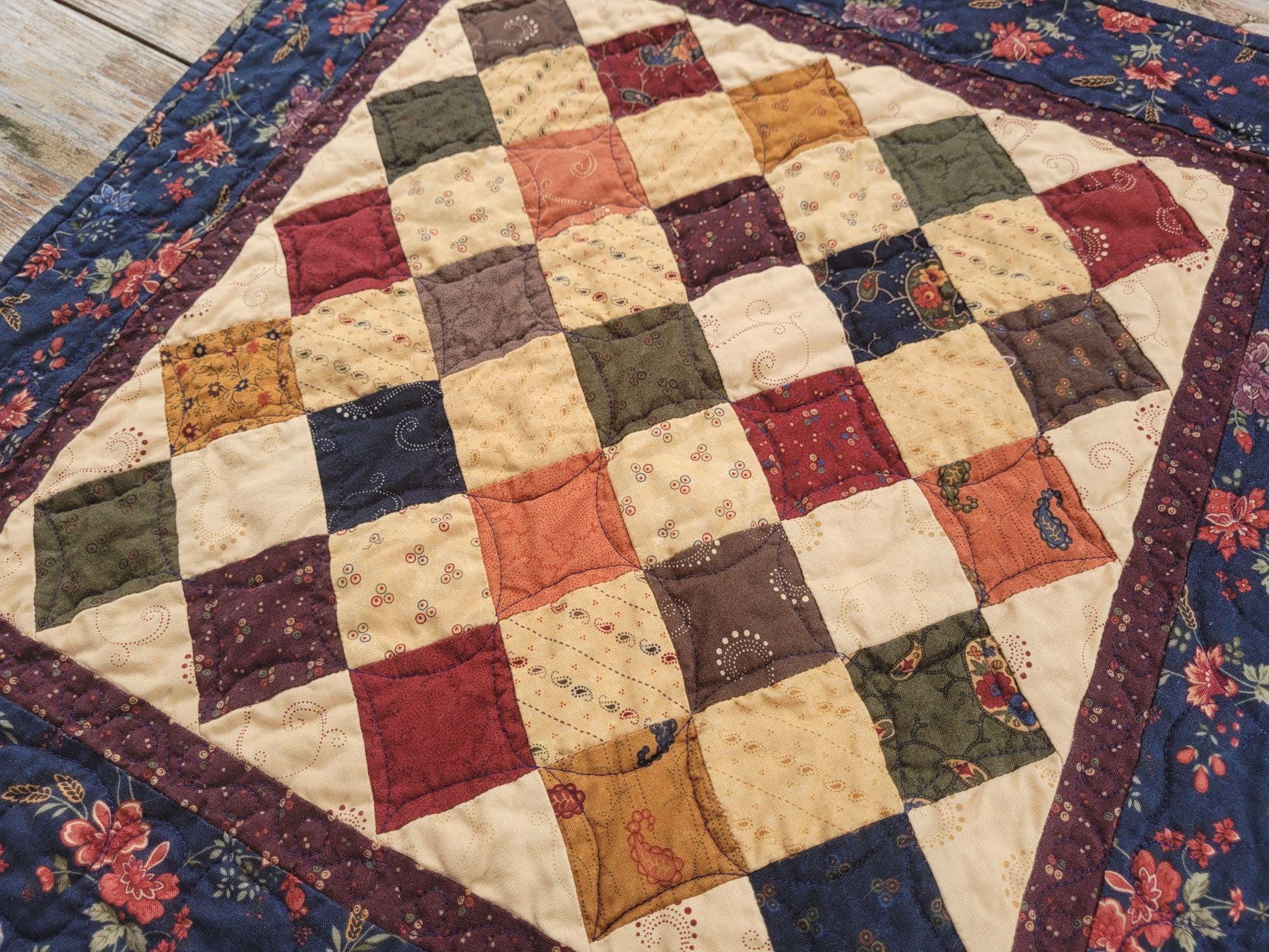 quilted table runner