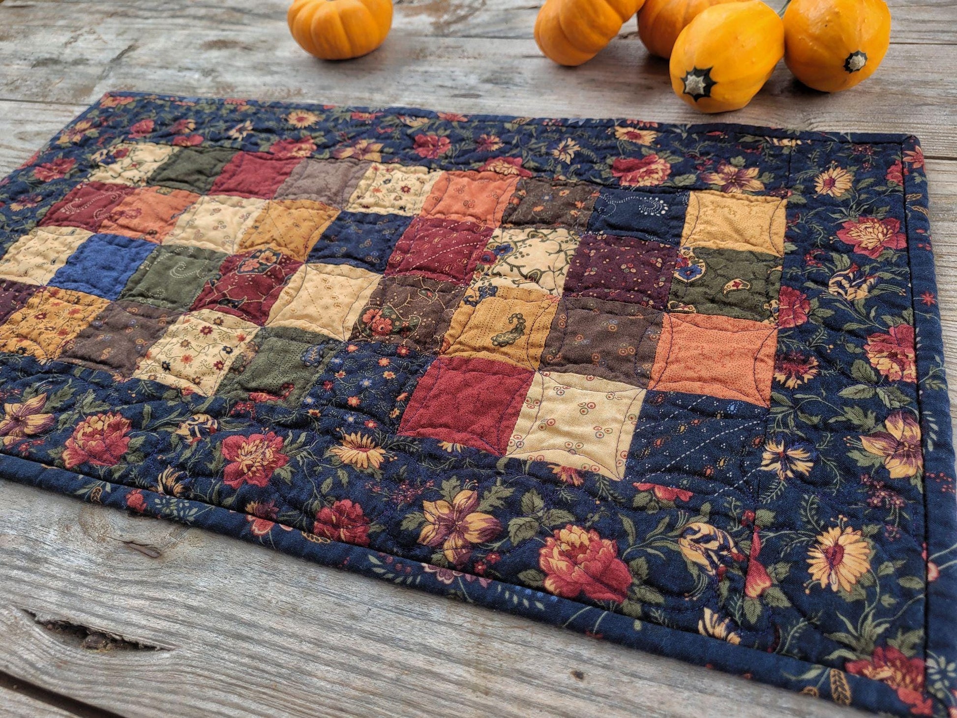 Coordinating Quilted table runner, sold separately