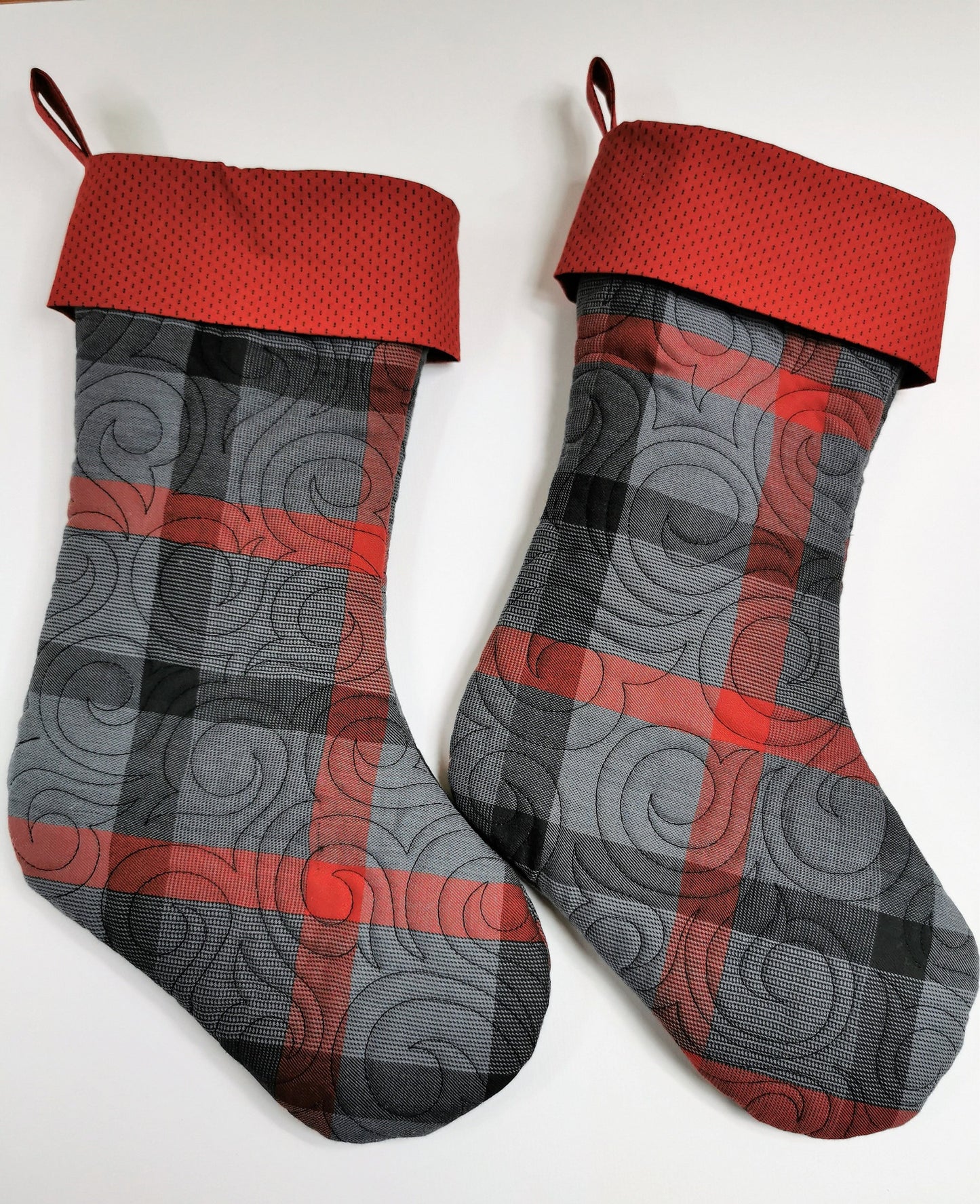 Plaid Christmas Stocking